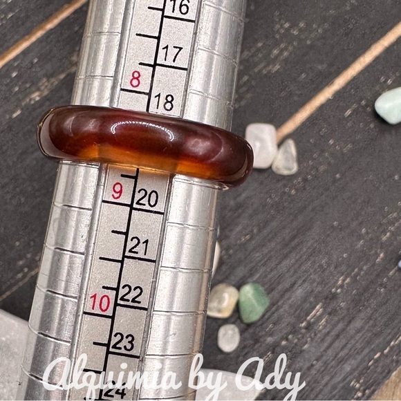 Alquimia Orange Agate Ring carnelian - Picture 2 of 2